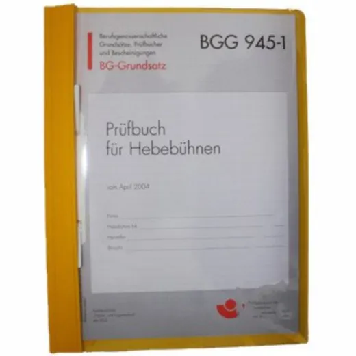 PRUEFBUCH für.HEBEBUEHNE