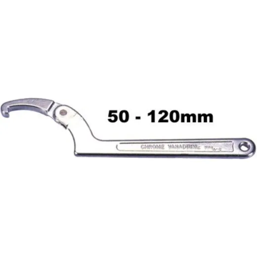 Hook spanner with joint A1615