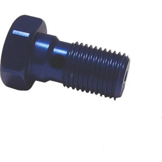 Banjo bolt single m10x1.00 blue