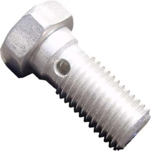 Banjo bolt single m10x1.25 silver