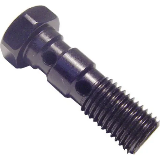Banjo bolt double m10x1.25 black