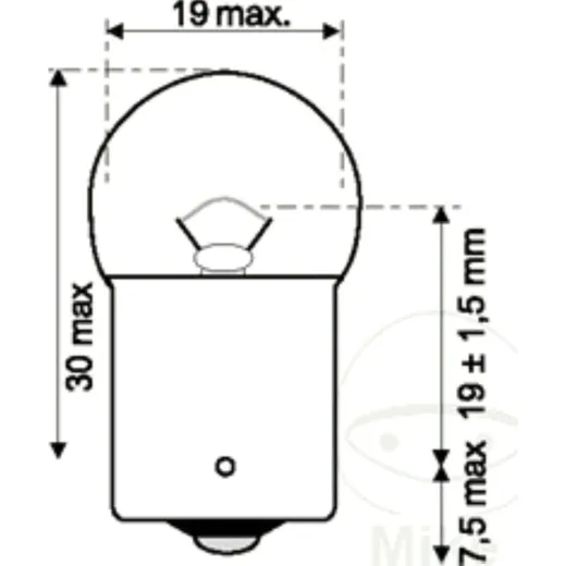 Bulb 6v10w jmp 1410JMP10er