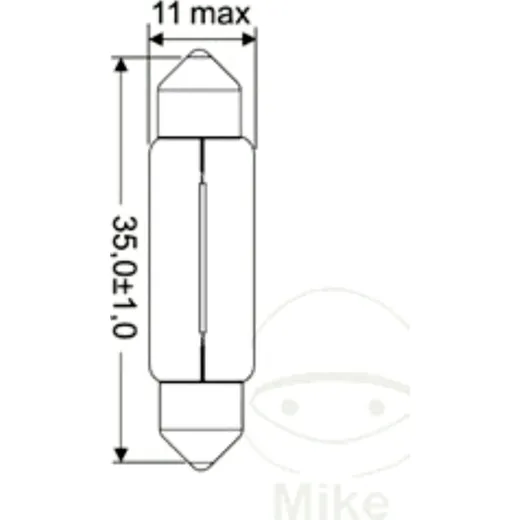 Bulb 6v5w jmp 1710JMP10er