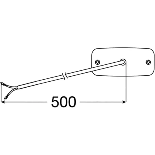Hella LED Side Marker Light with Reflector, 12V_1