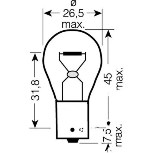LAMPE 12V21W BAU15S G CT_1