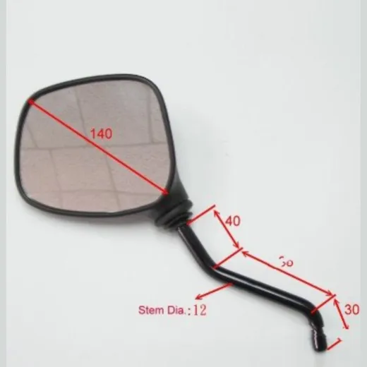 Mirror black jmp BA19A0011BR