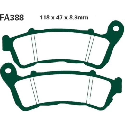 Brake pads scooter ebc SFA388