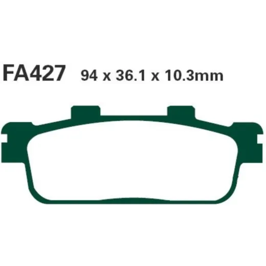 Brake pads std ebc FA427TT