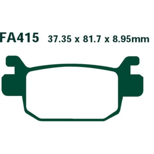 Brake pads scooter ebc SFA415