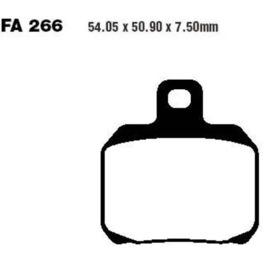 Brake pads std ebc FA266