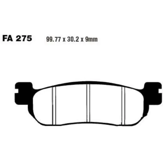 Brake pads scooter ebc SFA275