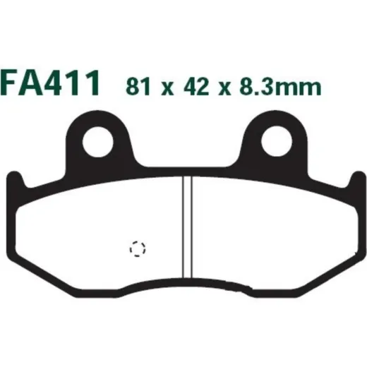 Brake pads scooter ebc SFA411