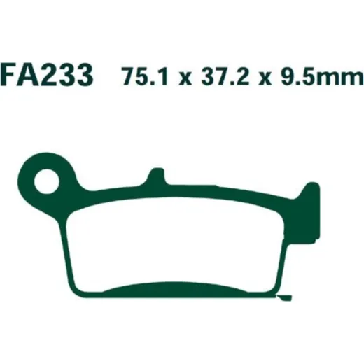 Brake pads scooter ebc SFA233