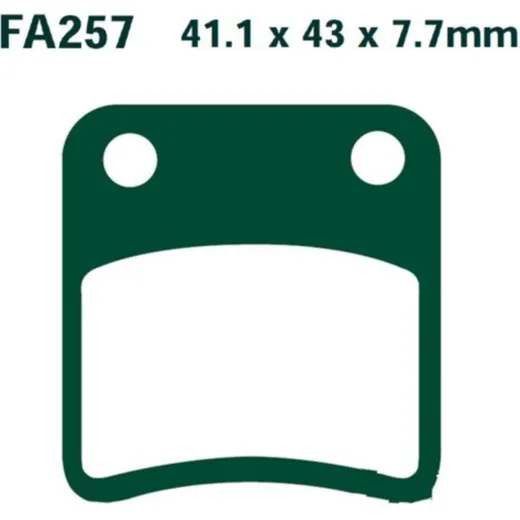 Brake pads scooter ebc SFA257