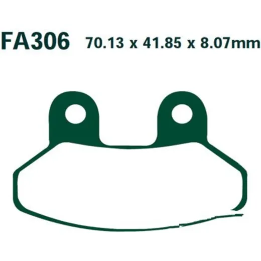 Brake pads scooter ebc SFA306
