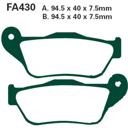Brake pads scooter ebc SFA430