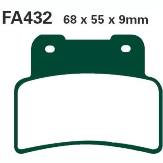 Brake pads sintered hh ebc FA432HH