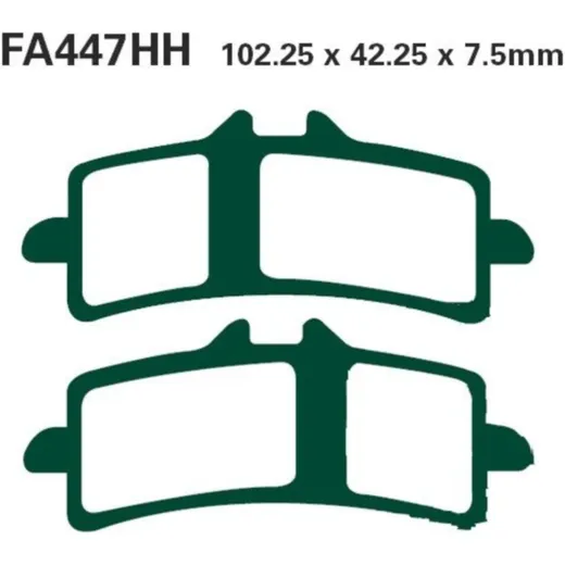 Brake pads sintered epfa ebc EPFA447HH