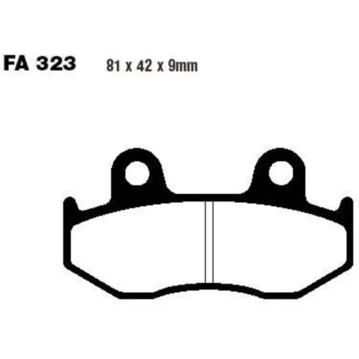 Brake pads scooter sintered hh ebc SFA323HH