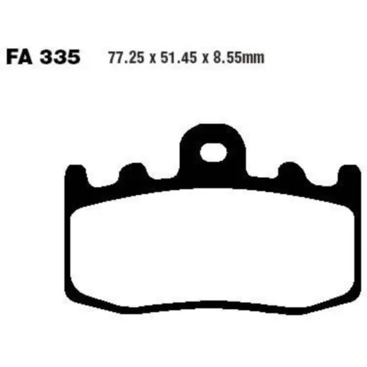 Brake pads sintered epfa ebc EPFA335HH
