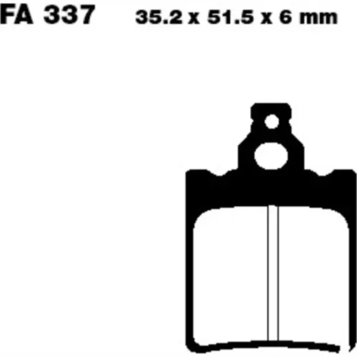 Bremsbeläge Bremsklotz Sinter R EBC FA337R