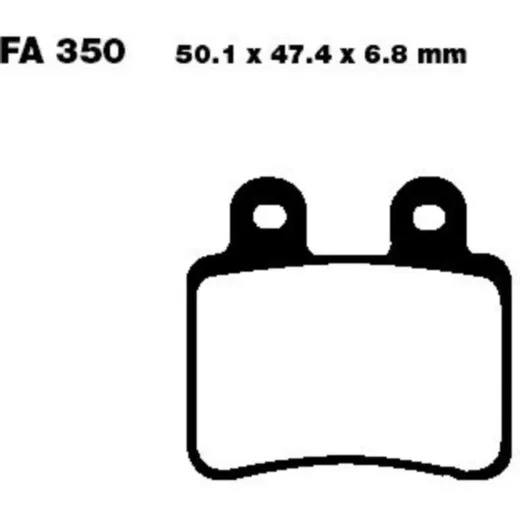 Brake pads scooter ebc SFA350