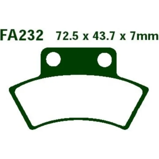 Brake pads std ebc FA232TT