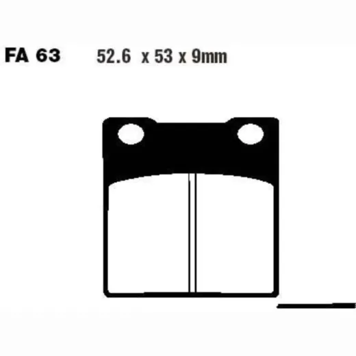 Bremsbeläge Bremsklotz Standard EBC FA063