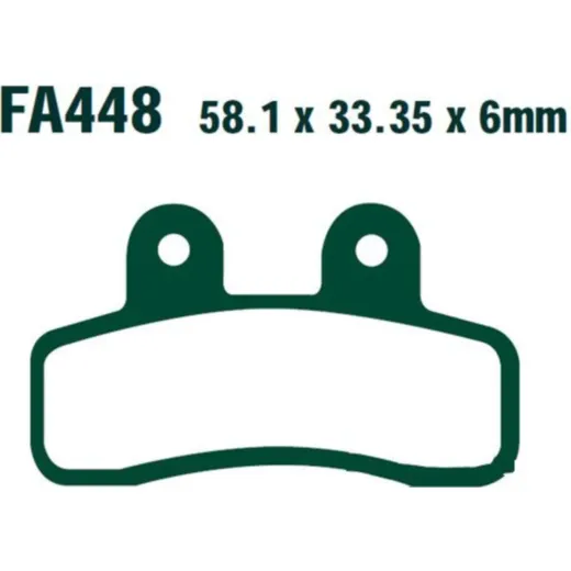 Bremsbeläge Bremsklotz Standard EBC FA448