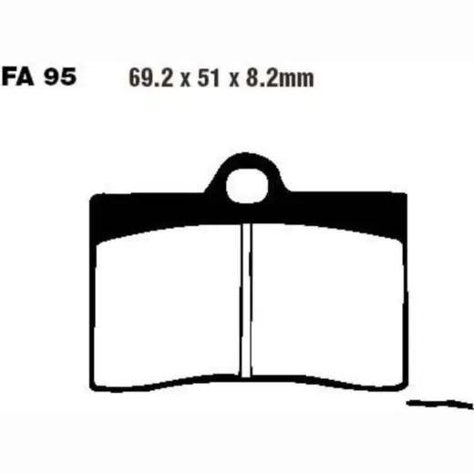 Brake pads std ebc FA095