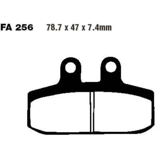 Brake pads scooter ebc SFA256