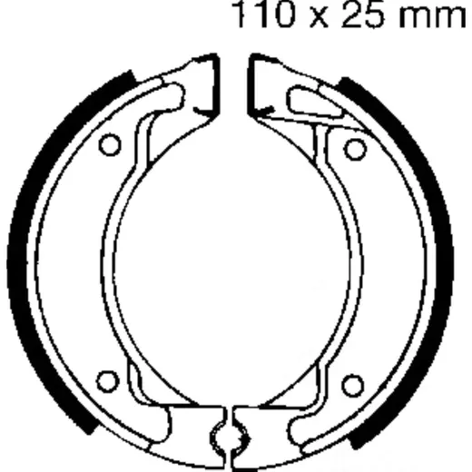 Bremsbacken mit Feder EBC Y518