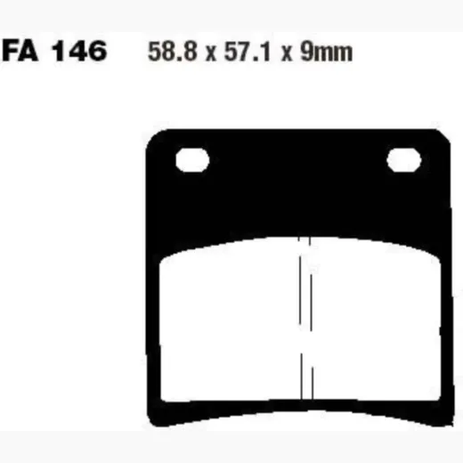 Bremsbeläge Bremsklotz Standard EBC FA146