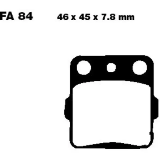 Bremsbeläge Bremsklotz Sinter R EBC FA084R