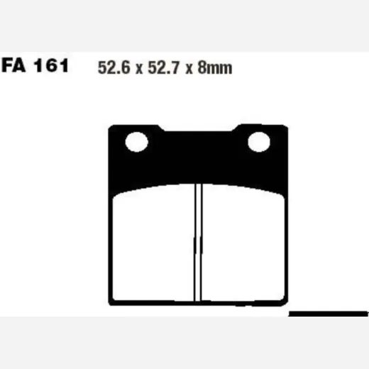 Brake pads std ebc FA161