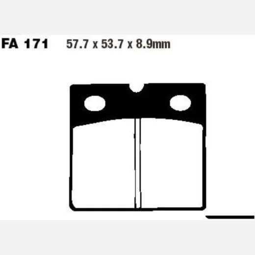 Bremsbeläge Bremsklotz Standard EBC FA171