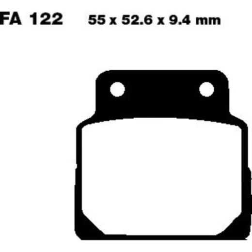 Brake pads std ebc FA122