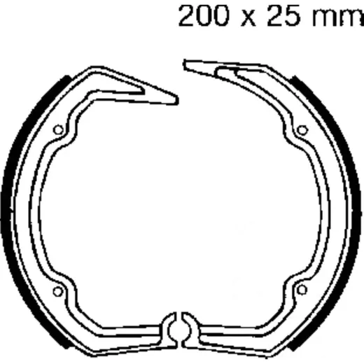 Bremsbacken ohne Feder EBC 862