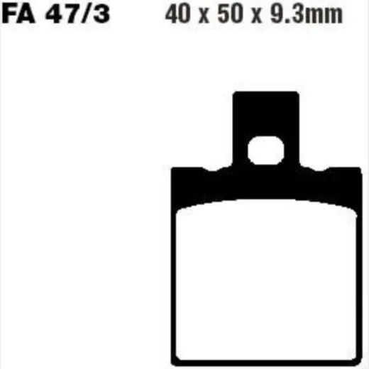 Bremsbeläge Bremsklotz Standard EBC FA0473