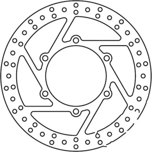 Brake disc trw lucas MST230