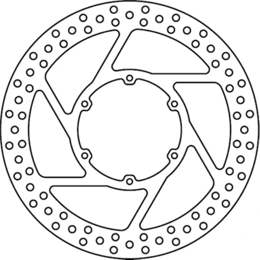 Brake disc trw lucas MST337