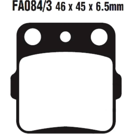 Brake pads sintered mx-s ebc MXS0843