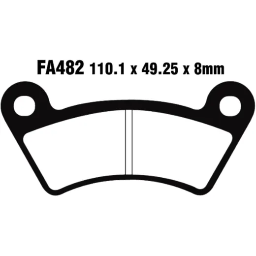 EBC Sintered Brake Pads for Off-Road Use
