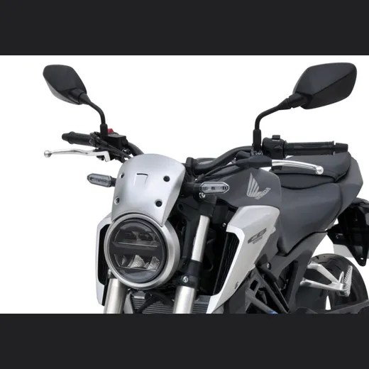 Scheinwerferverkleidung - silber Windschutzscheibe für: HONDA CB125R JC79