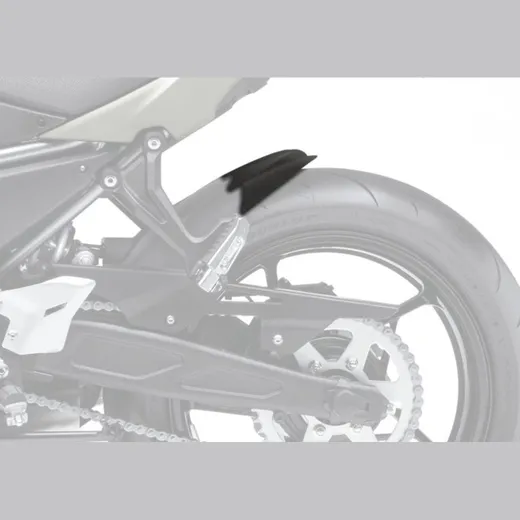 Rear hugger extension - matt black for: KAWASAKI Z650 ER650H, Ninja 650 EX650K
