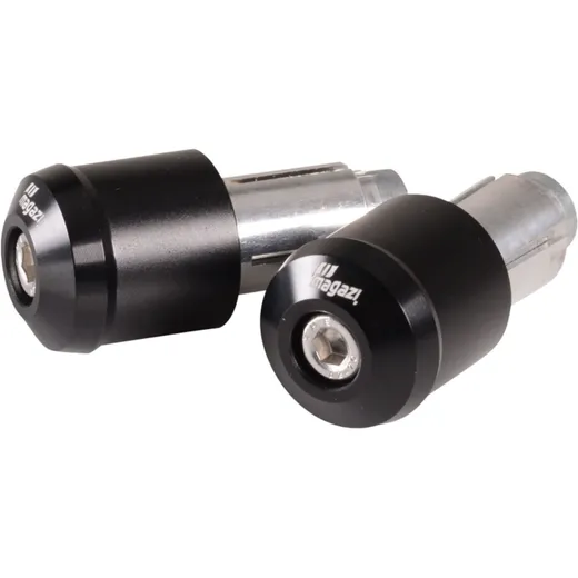 MAGAZI bar ends quantity unit pair - black for: HONDA CRF1000L Africa Twin Adventure Sports SD06, MSX125 JC61 HUSQVARNA Svartpilen 40