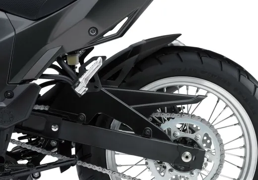 Rear hugger extension - matt black for: KAWASAKI Versys - X 300 LE 300C