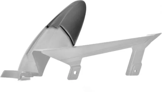 Rear hugger extension - matt black for: KAWASAKI Ninja 300 EX300A, Z300 ER300A