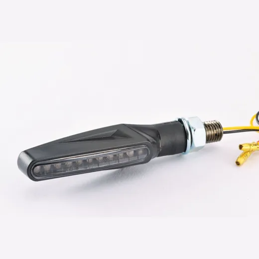 LED-indicator RC-30 left/right - black for: HONDA CBR650F RC96, NC700X RC63 KAWASAKI Ninja 125 BX125A, ER-6n ER650A HUSQVARNA Vitpile