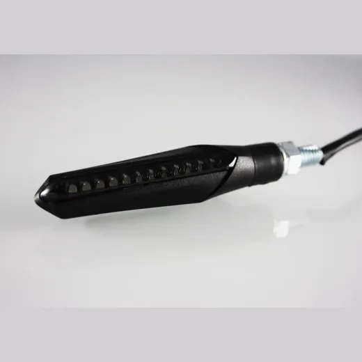 sequential LED-indicator RC-40 left/right - black for: HONDA NC700X RC63, NC700S RC61 HUSQVARNA Vitpilen 401 HQV401, Svartpilen 701 H